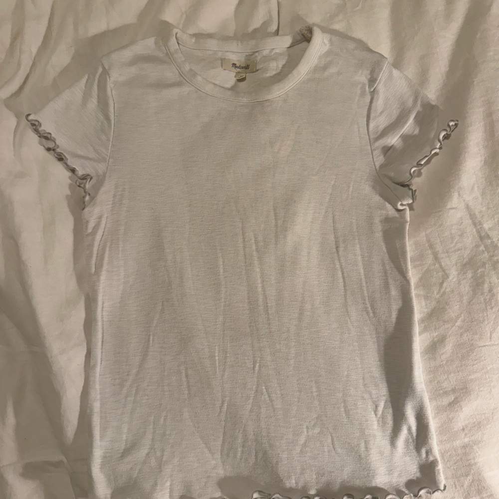 Madewell Cream Crew Neck Tee